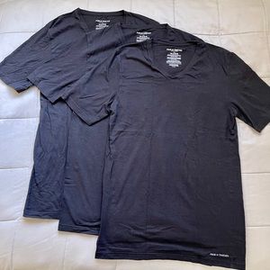 Super Soft Black V-neck Tees (3 for $15)